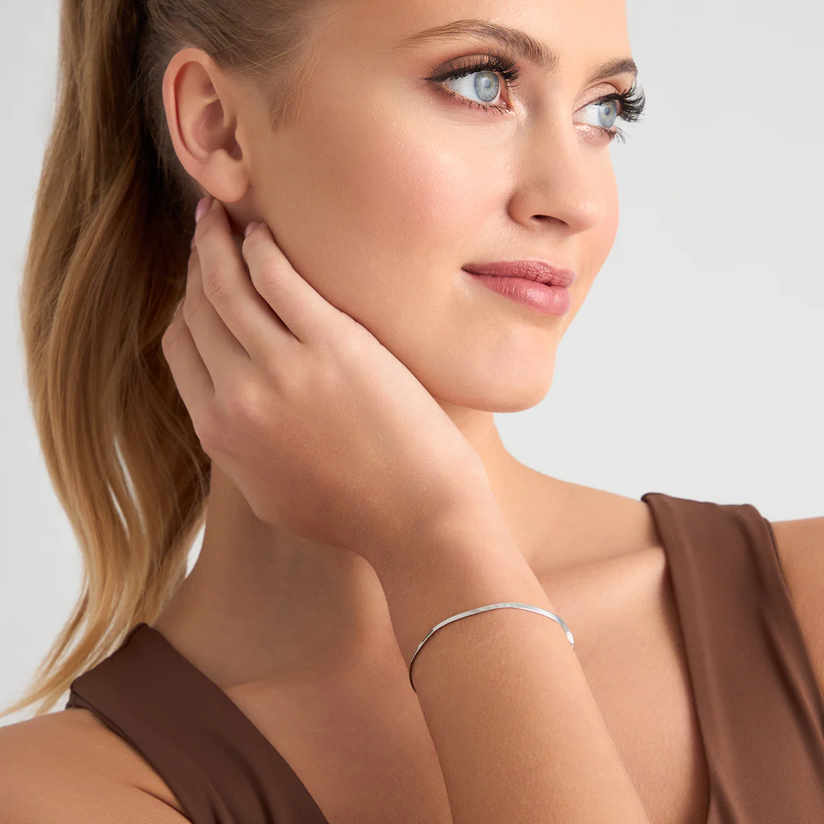 Bransoletka srebrna - żmijka - Image 4