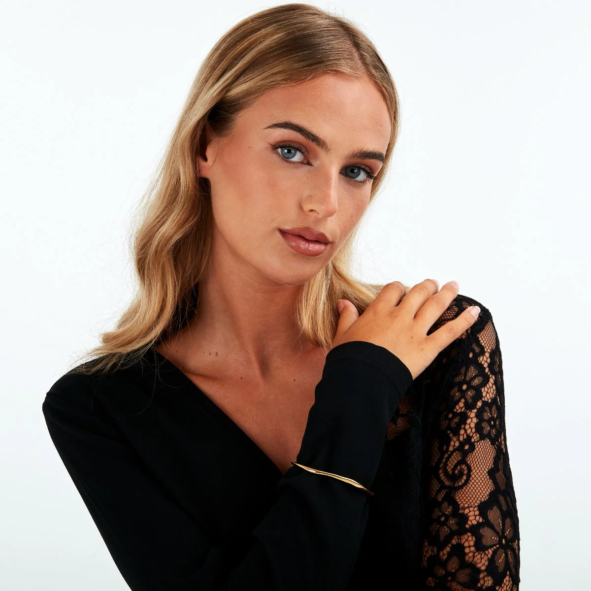 Bransoletka stalowa sztywna - Trussardi T-Design - Image 2