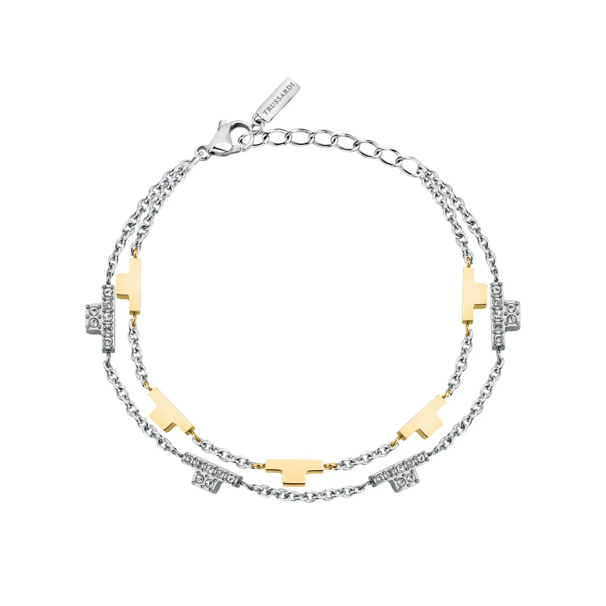 Bransoletka stalowa - Trussardi T-Logo