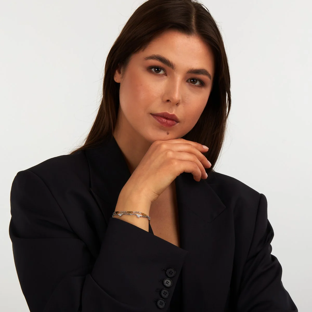 Bransoletka stalowa - Trussardi T-Logo - Image 2