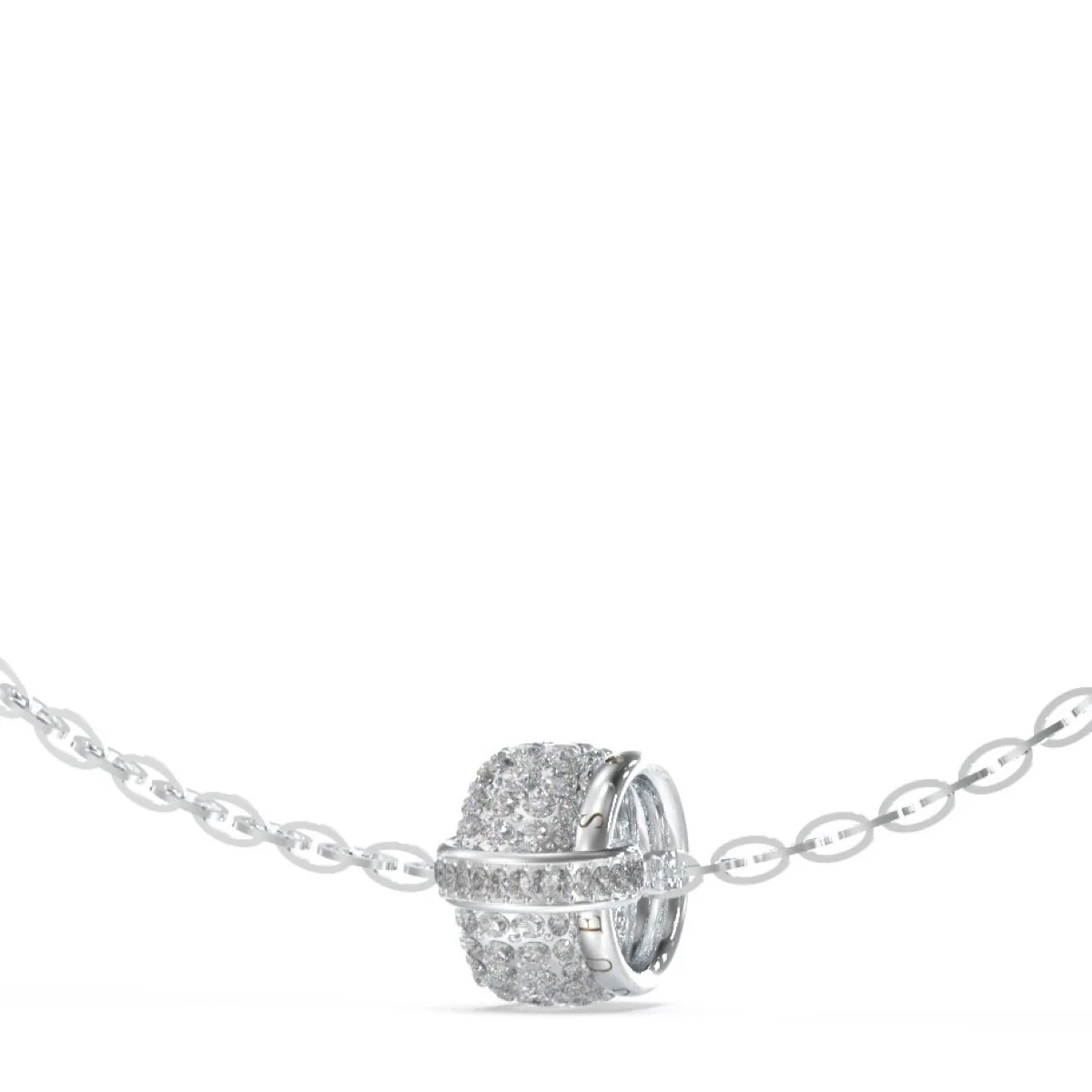 Bransoletka stalowa z cyrkoniami - Guess Jewellery - Image 2
