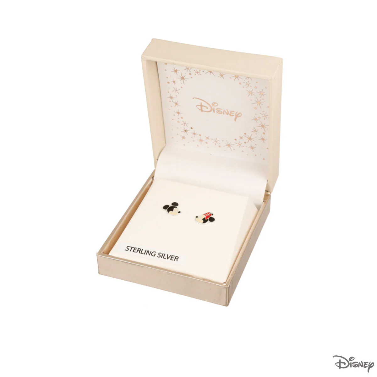 Kolczyki srebrna kolorową emalią - Myszka Minnie - Disney - Image 2
