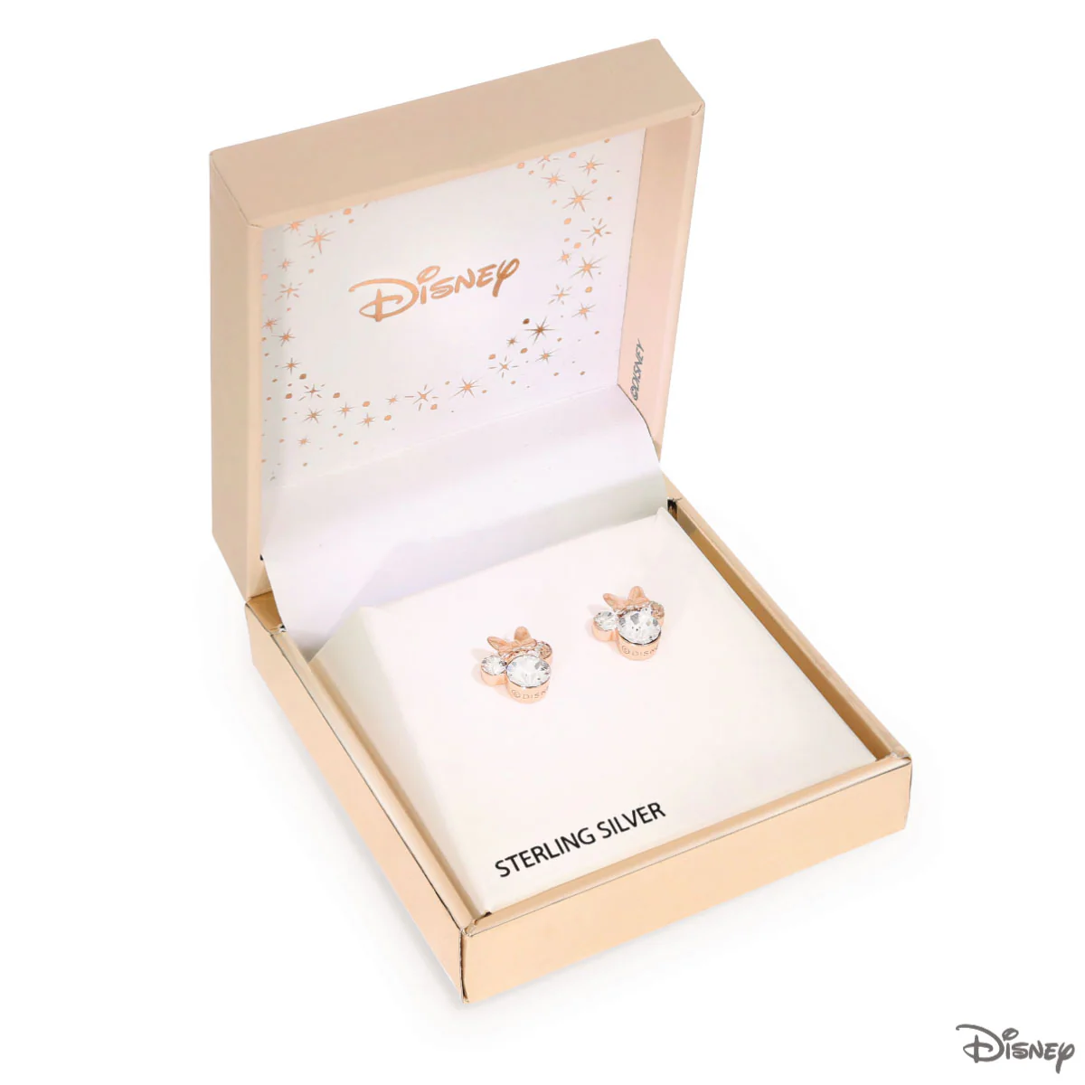 Kolczyki srebrne pozłacane - Myszka Minnie - Disney - Image 3