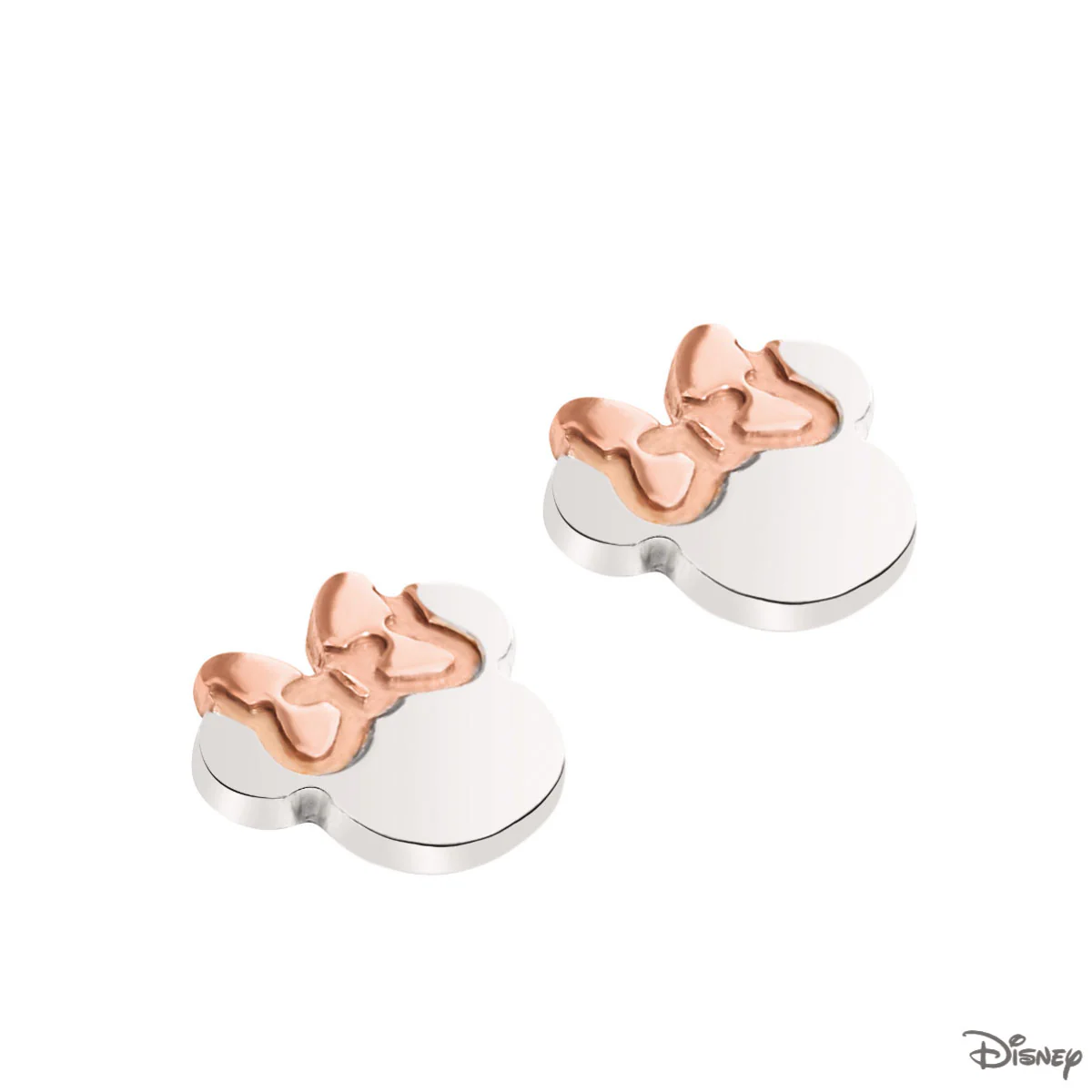 Kolczyki srebrne pozłacane - Myszka Minnie - Disney - Image 2