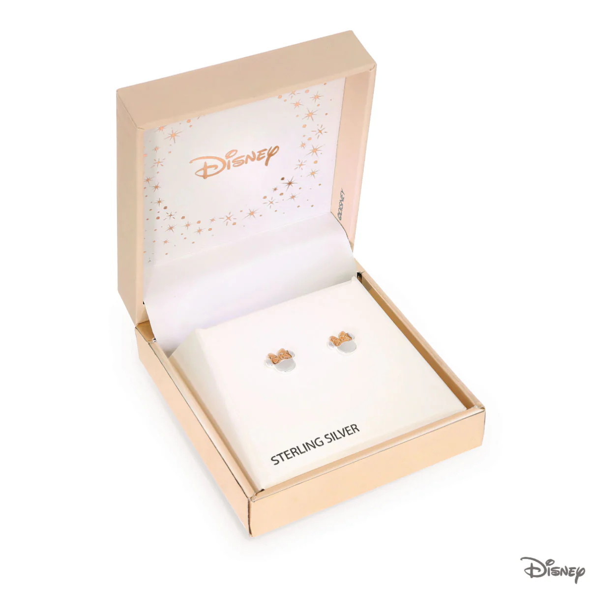 Kolczyki srebrne pozłacane - Myszka Minnie - Disney - Image 3