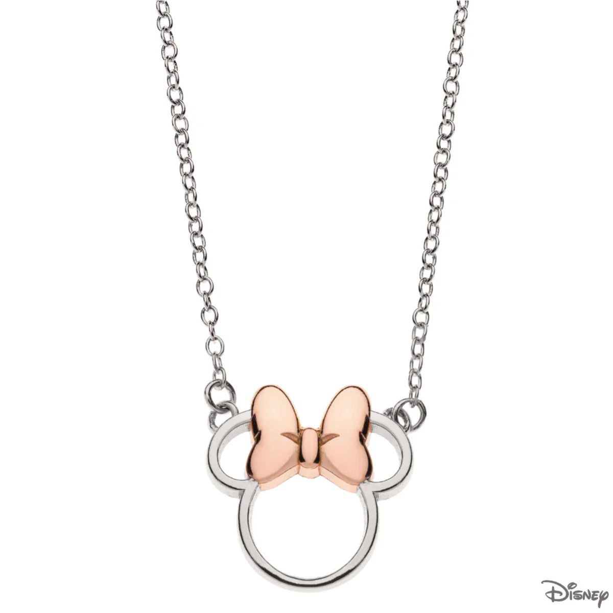 Naszyjnik srebrny - Myszka Minnie - Disney