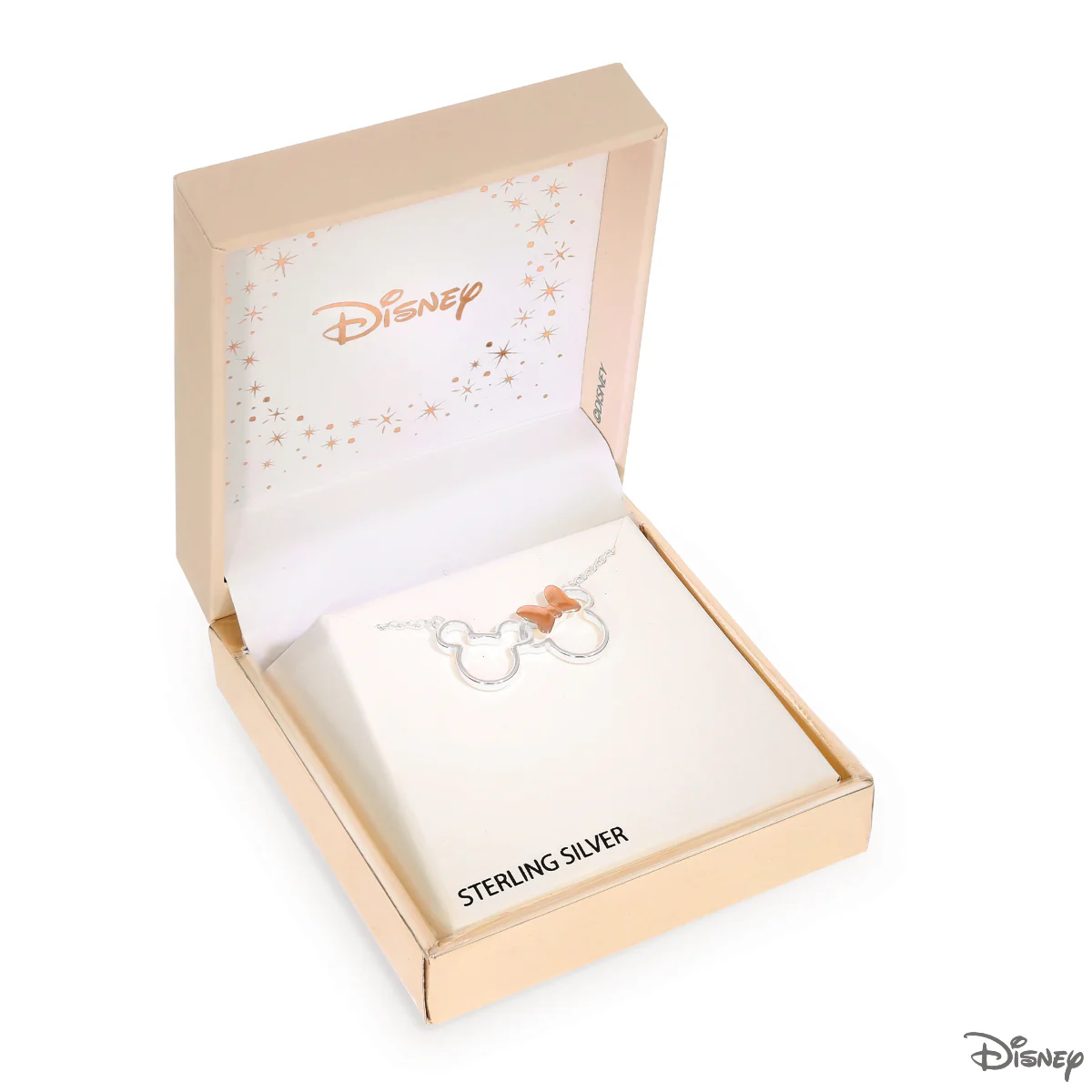 Naszyjnik srebrny pozłacany - Myszka Minnie - Disney - Image 3