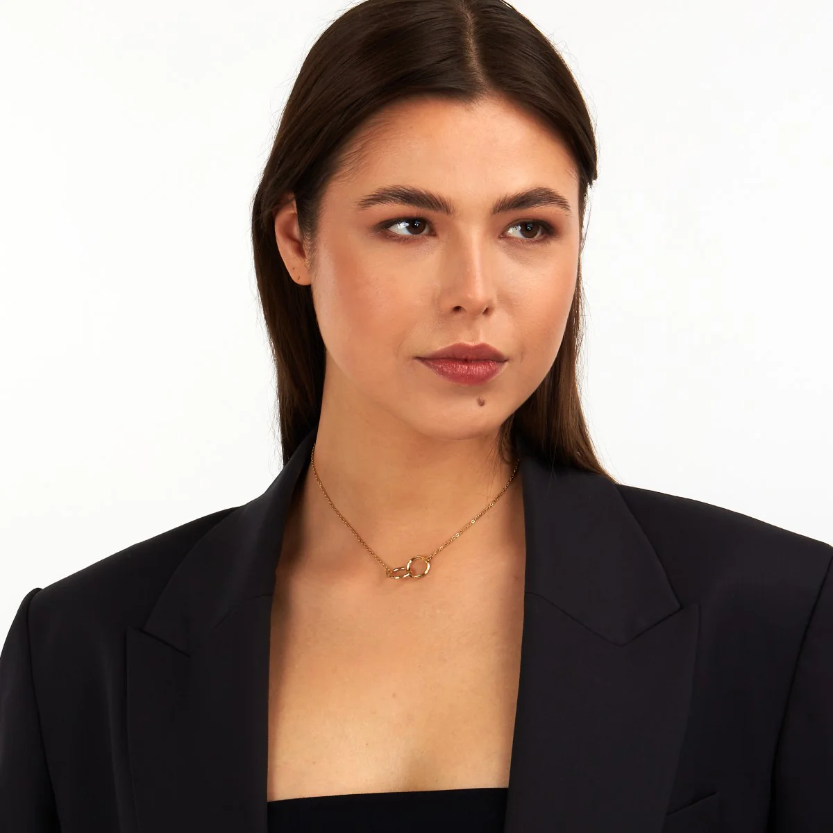 Naszyjnik stalowy - koła - Trussardi T-Heritage Pendant - Image 4