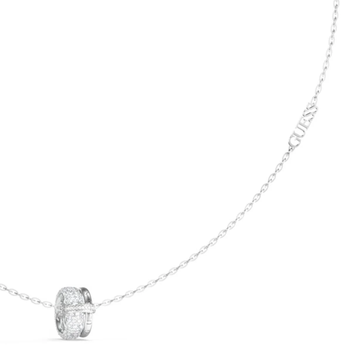 Naszyjnik stalowy z cyrkoniami - Guess Jewellery - Image 2
