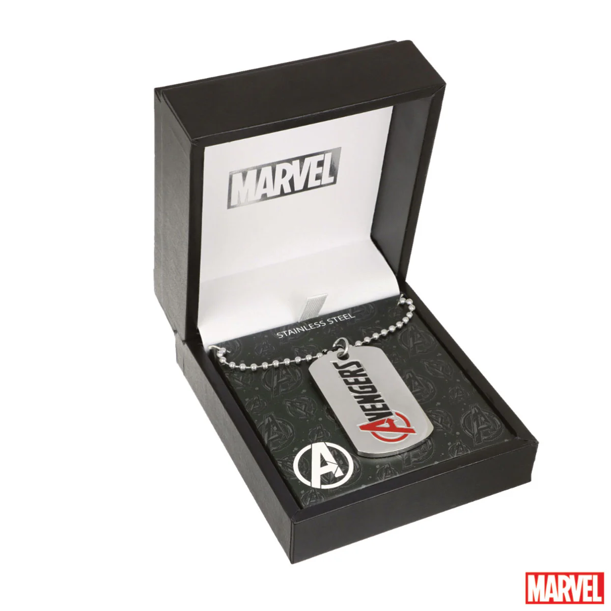 Naszyjnik stalowy z emalią - Avengers - Marvel - Image 2