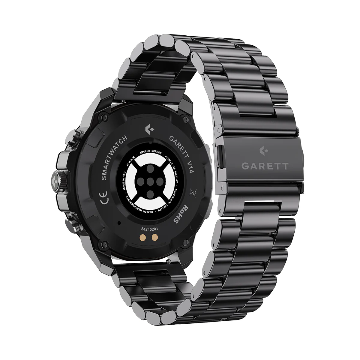 Smartwatch na czarnej bransolecie - Garett V14 - Image 3