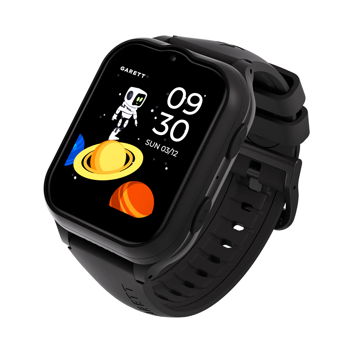 Smartwatch na czarnym pasku - Garett Kids eSIM 4G - Image 4