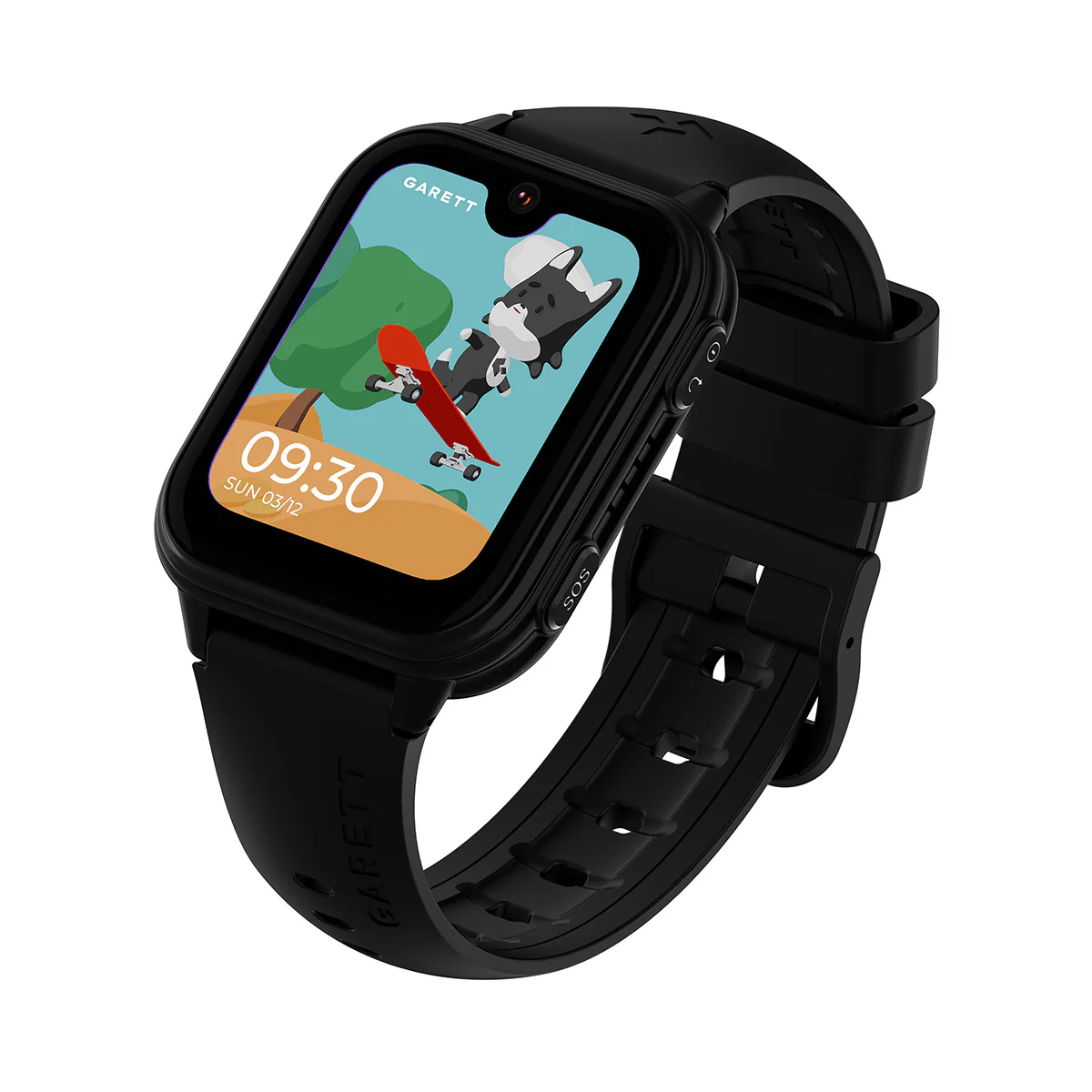 Smartwatch na czarnym pasku - Garett Kids Vibe 4G - Image 4