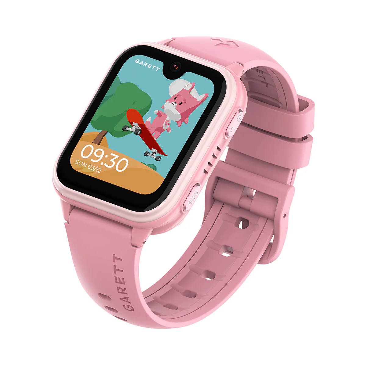 Smartwatch na różowym pasku - Garett Kids Vibe 4G - Image 4
