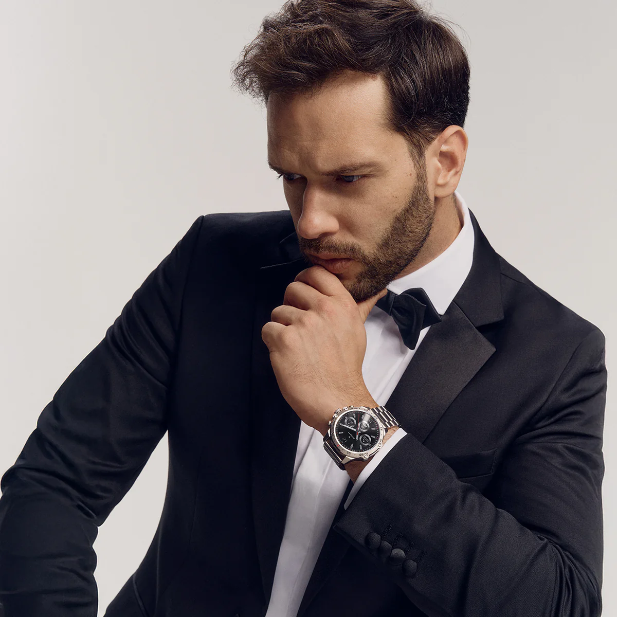 Smartwatch na srebrnej bransolecie - Garett V14 - Image 2