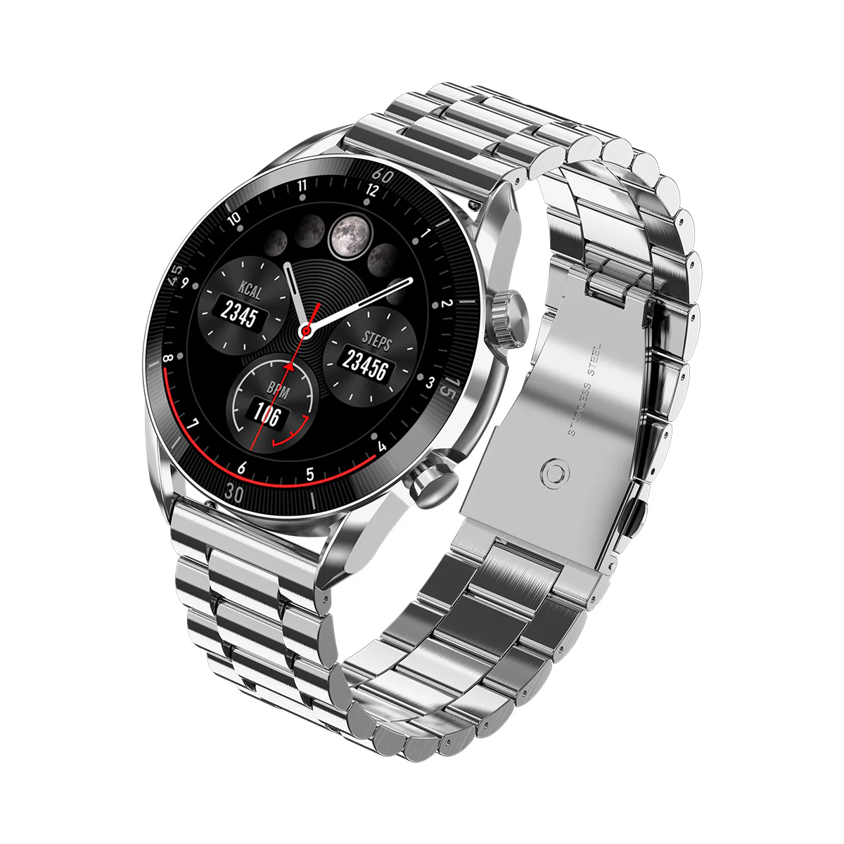 Smartwatch srebrnej bransolecie - Garett V10 - Image 3