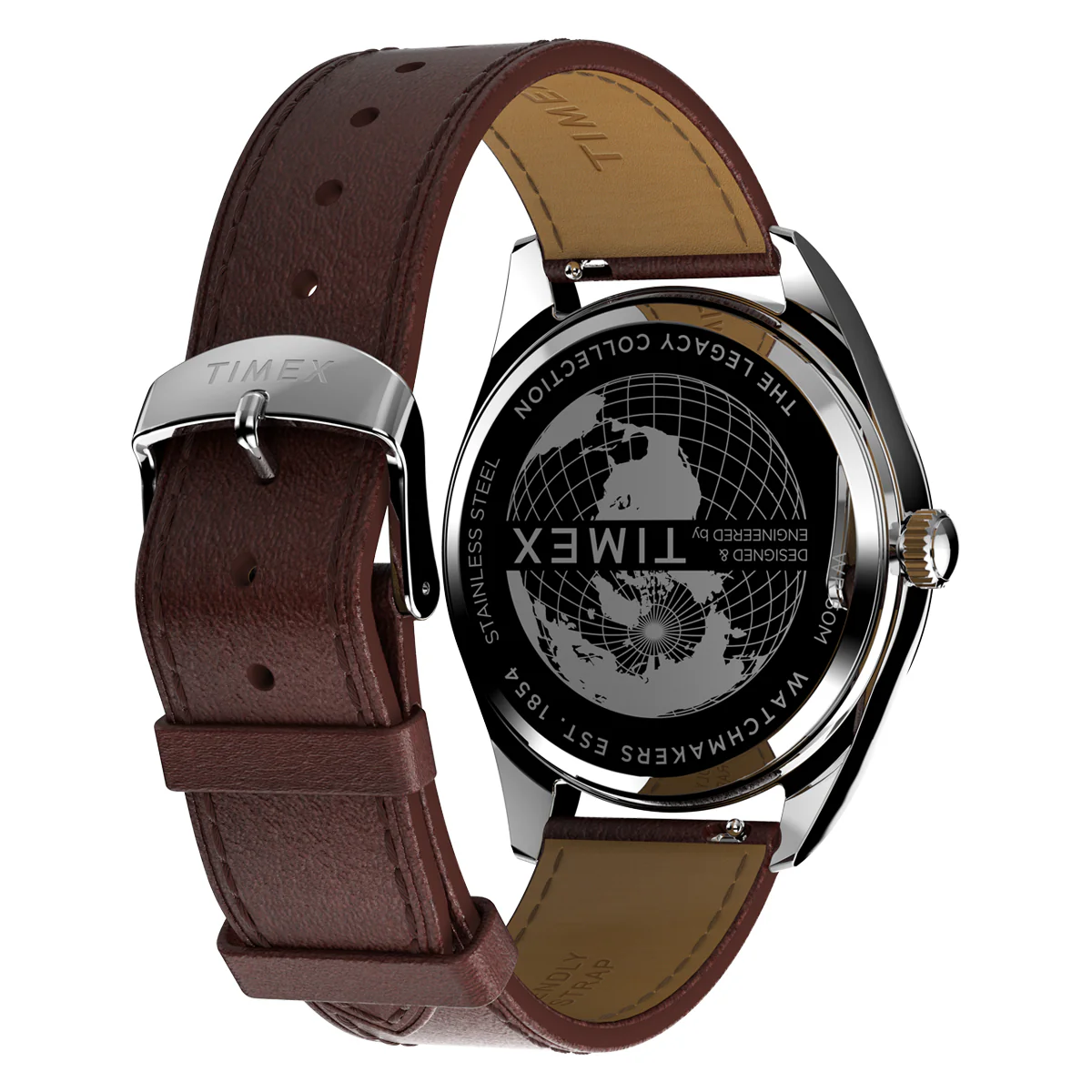 Zegarek na brązowy pasku - Timex Legacy - Image 6