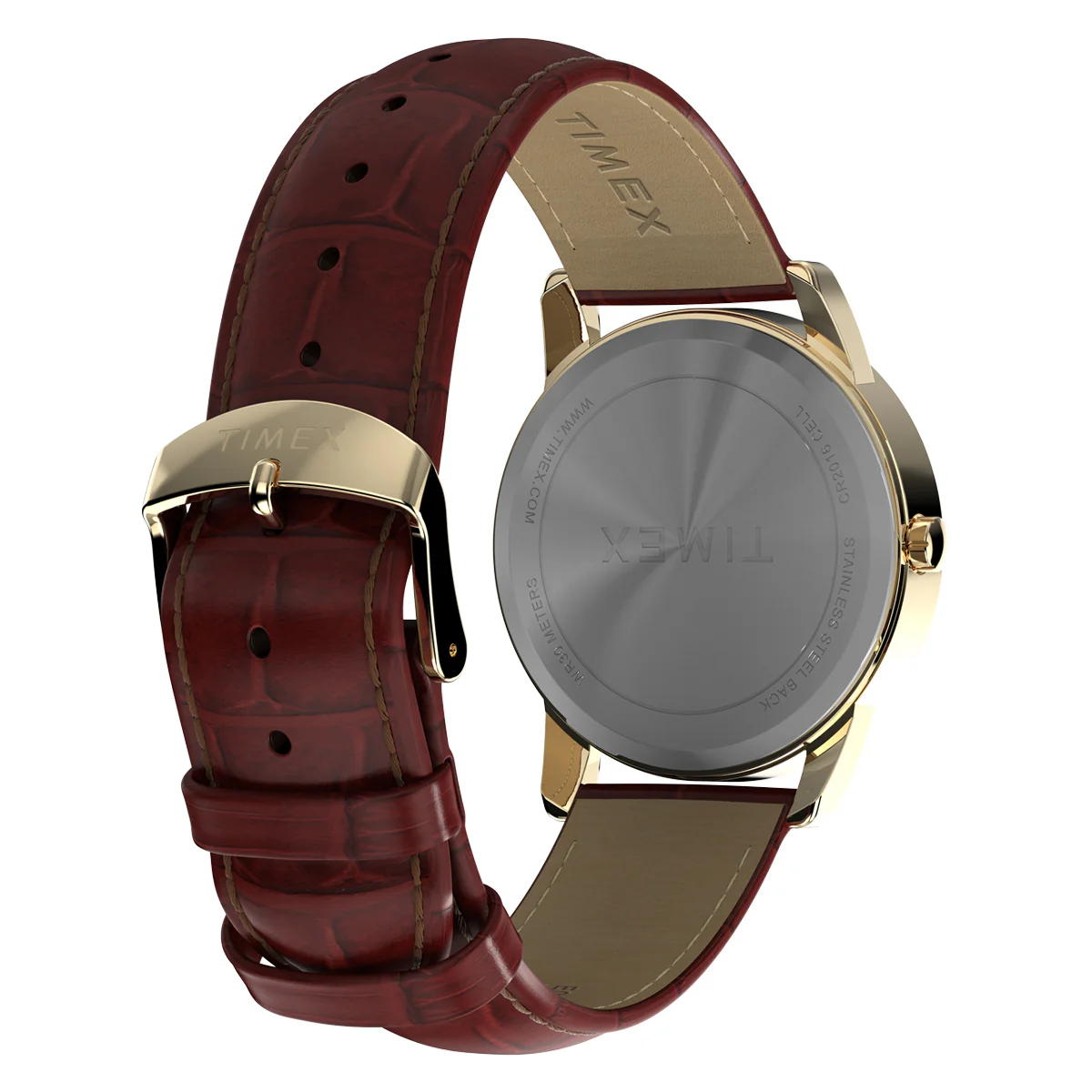Zegarek na brązowym pasku - Timex Easy Reader - Image 6