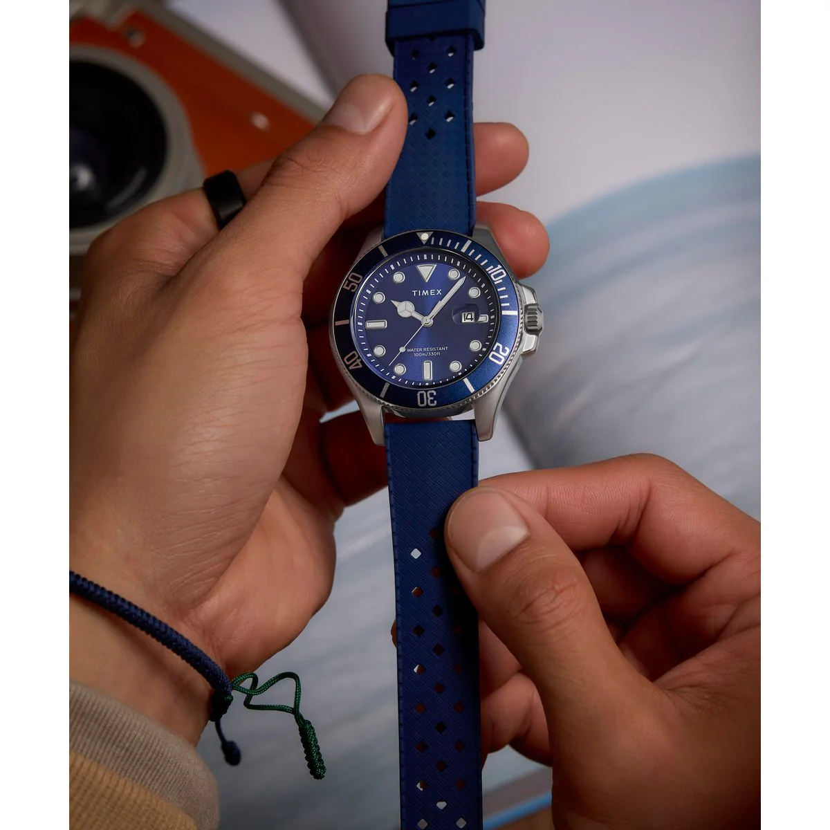 Zegarek na granatowym pasku - Timex Harborside Coast - Image 2