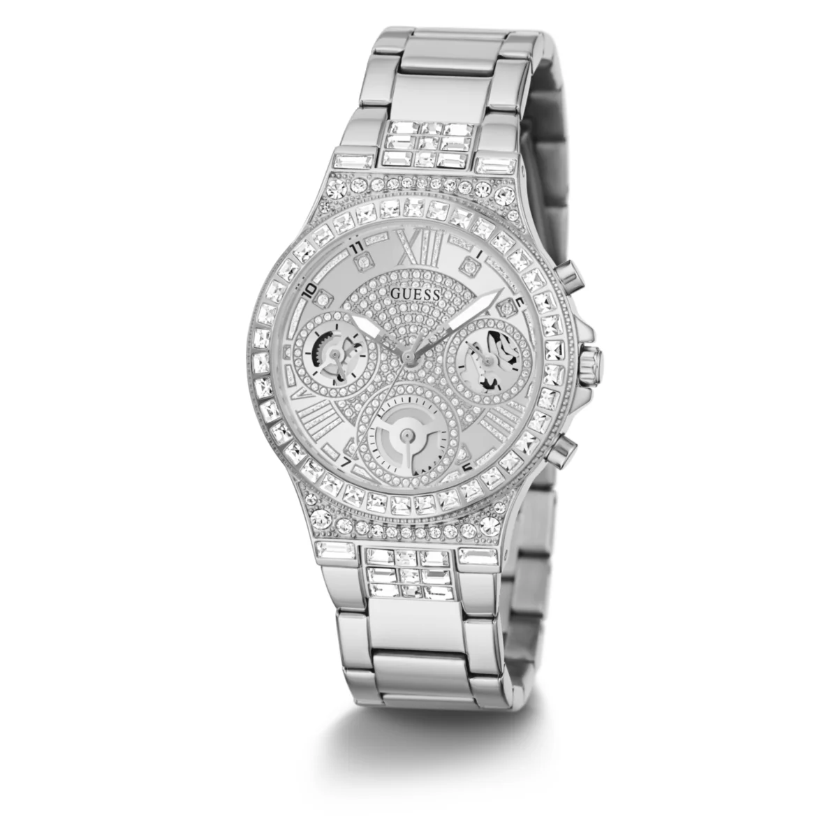 Zegarek na srebrnej bransolecie - Guess Sport Moonlight - Image 7