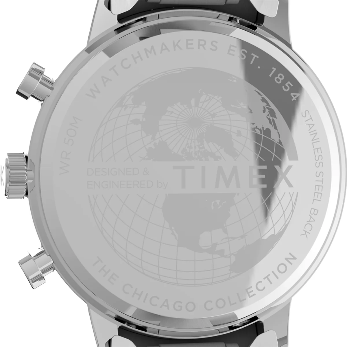 Zegarek na srebrnej bransolecie - Timex Chicago - Image 5