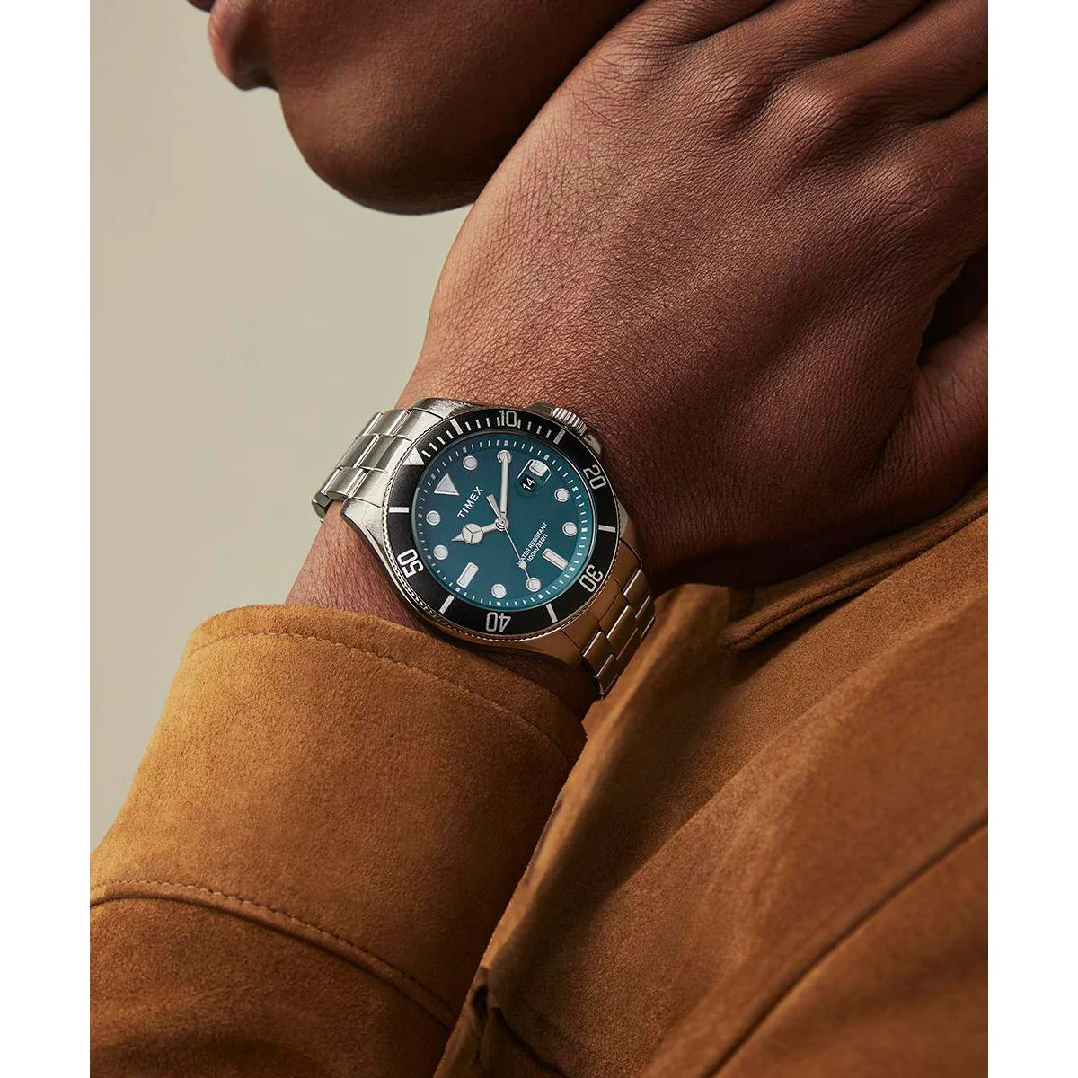 Zegarek na srebrnej bransolecie - Timex Harborside Coast - Image 4