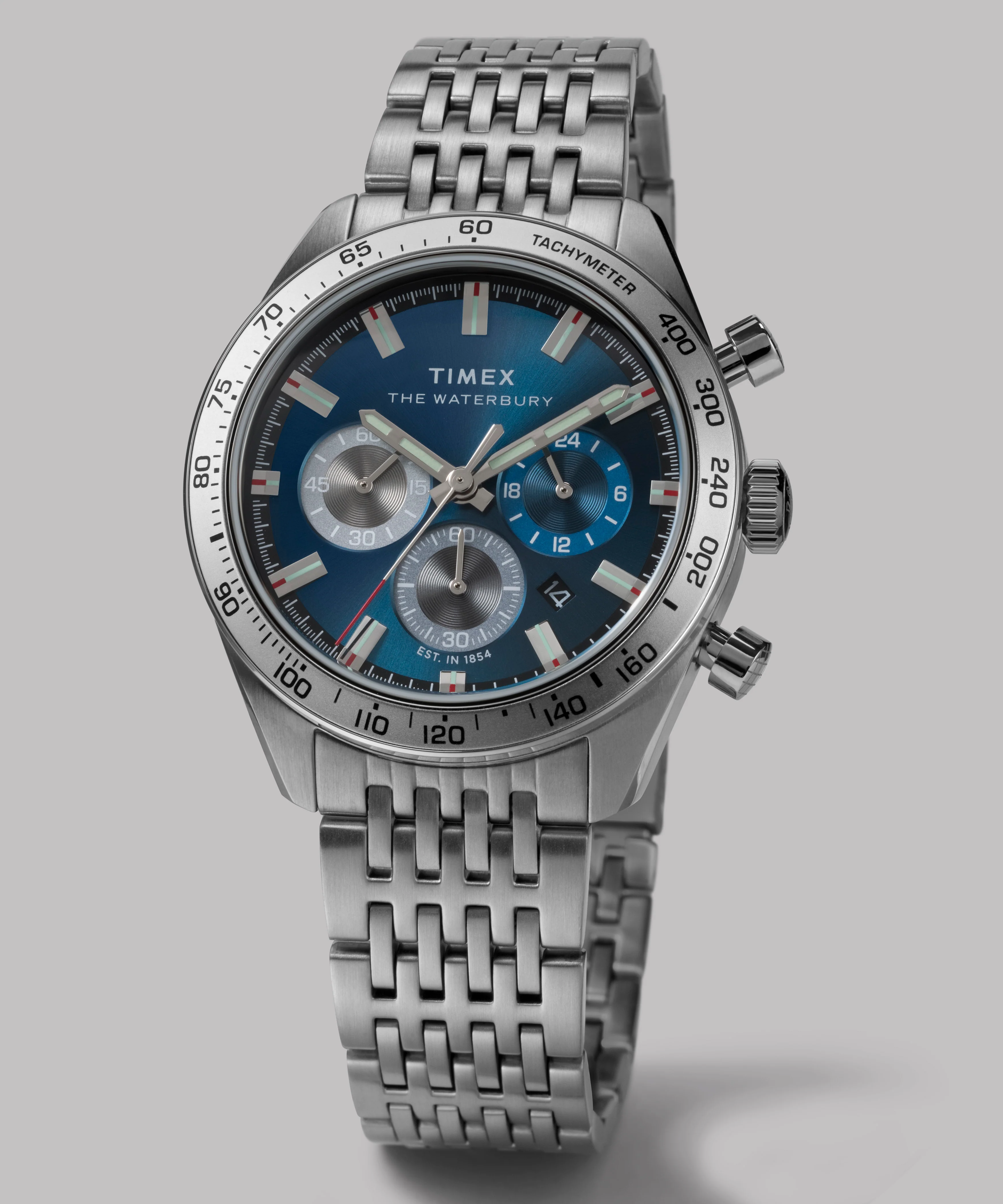 Zegarek na srebrnej bransolecie - Timex Waterbury Traditional - Image 5