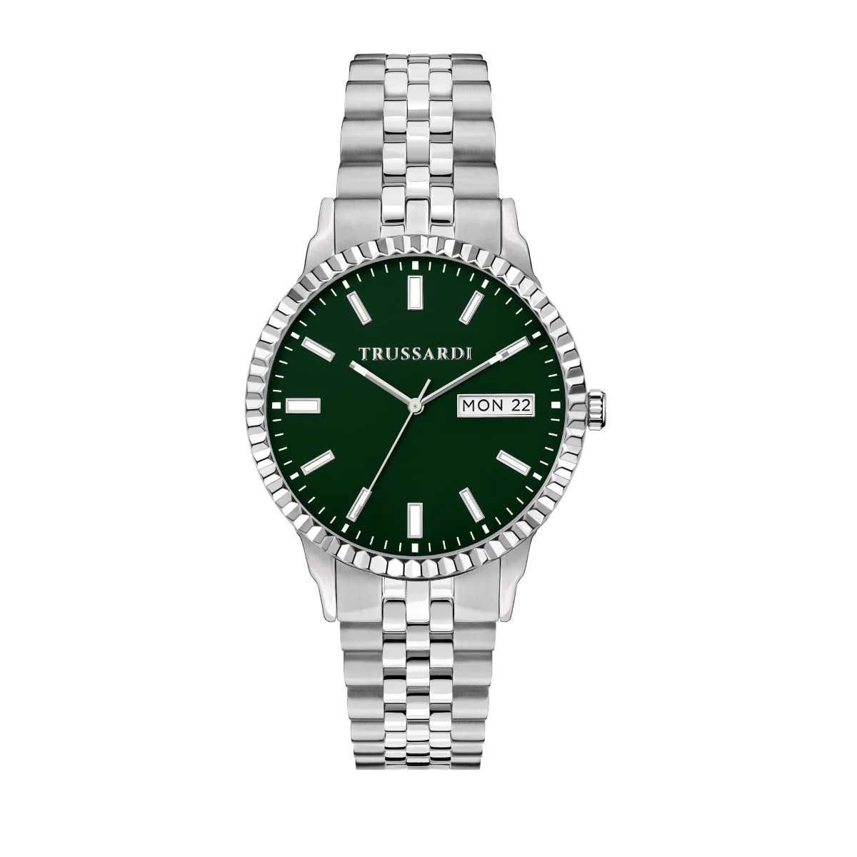 Zegarek na srebrnej bransolecie - Trussardi T-Bent