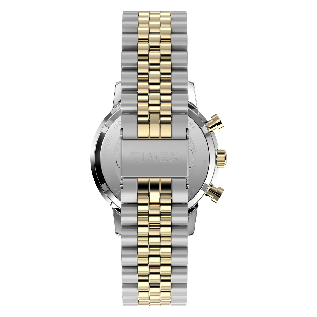 Zegarek na srebrno - złotej bransolecie - Timex Marlin - Image 3