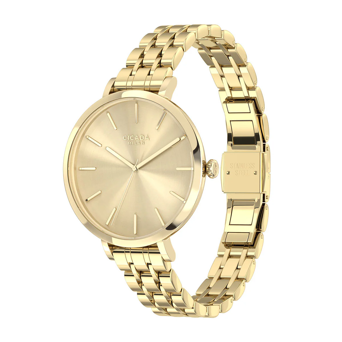 Zegarek na złotej bransolecie - Cicada Sempione - Image 4