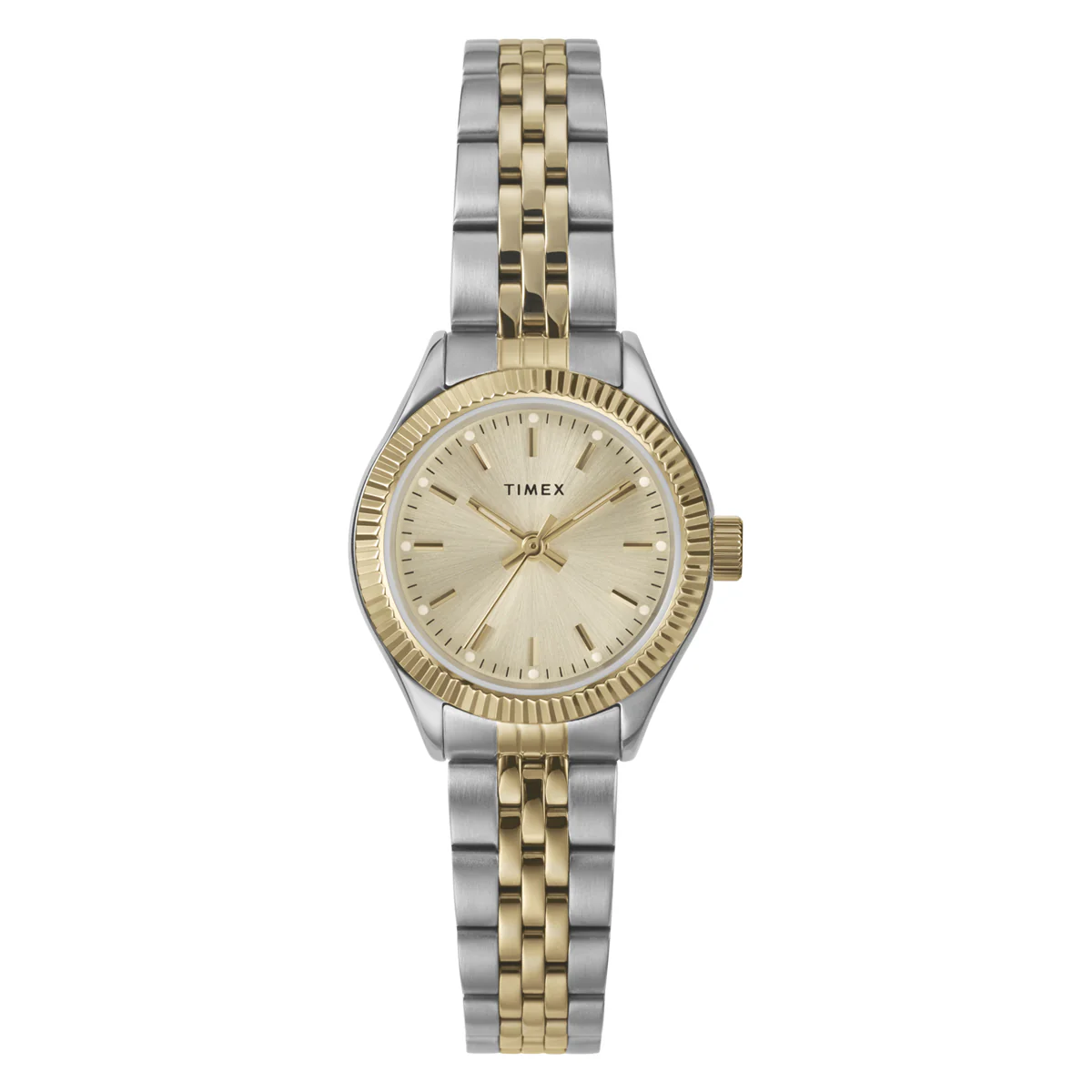 Zegarek na srebrno-złotej bransolecie - Timex Legacy