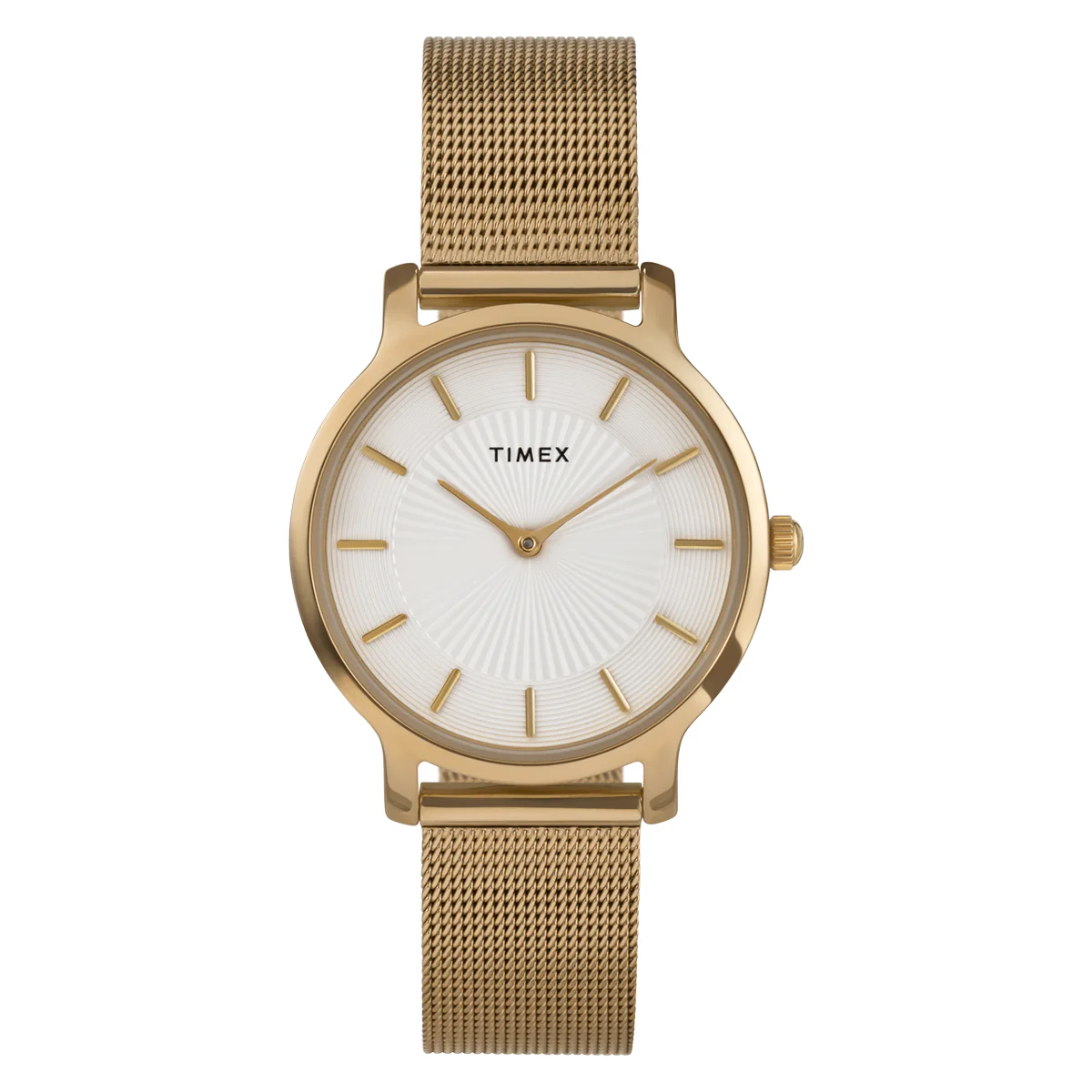 Zegarek na złotej bransolecie - Timex Transcend