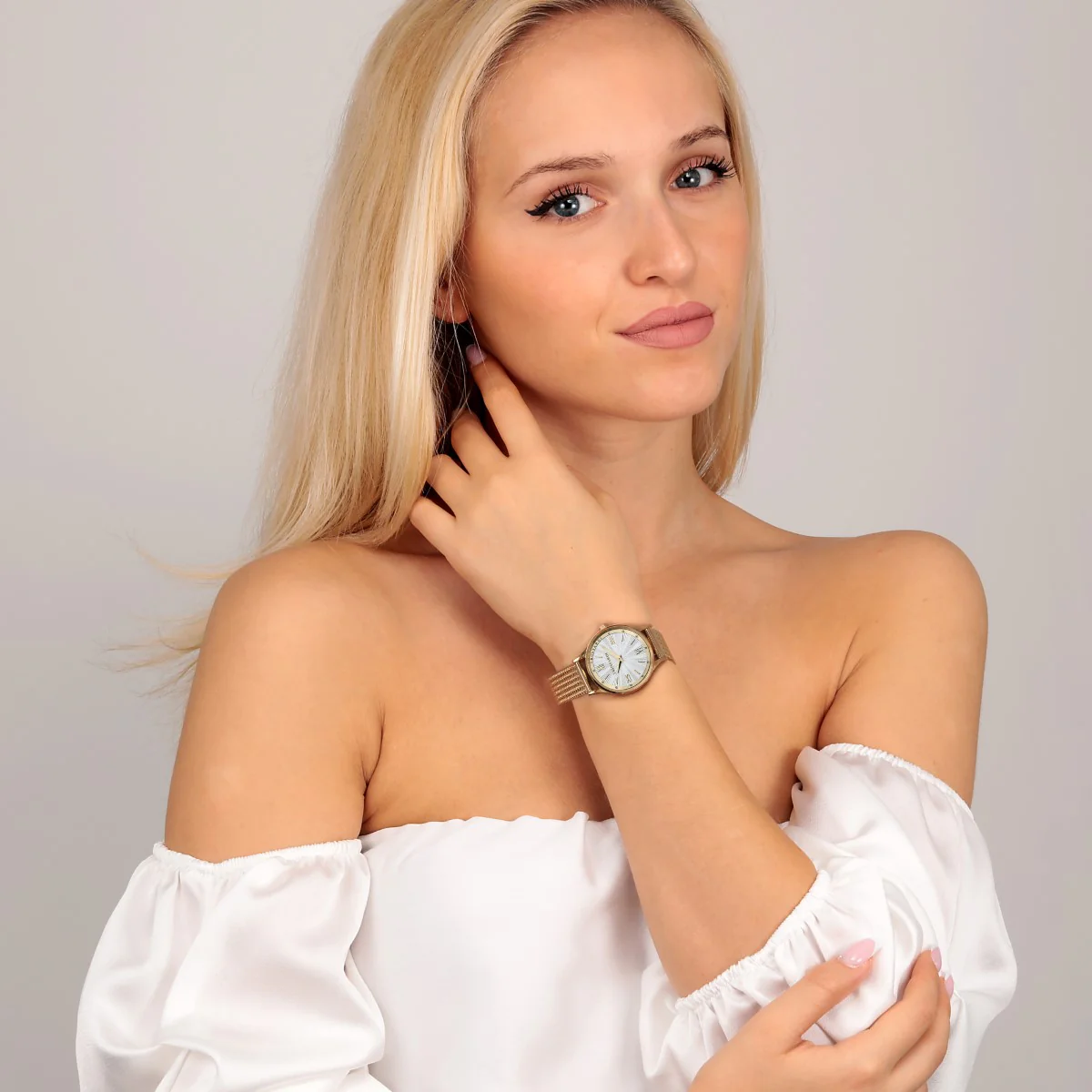 Zegarek na złotej bransolecie - Trussardi T Star - Image 2